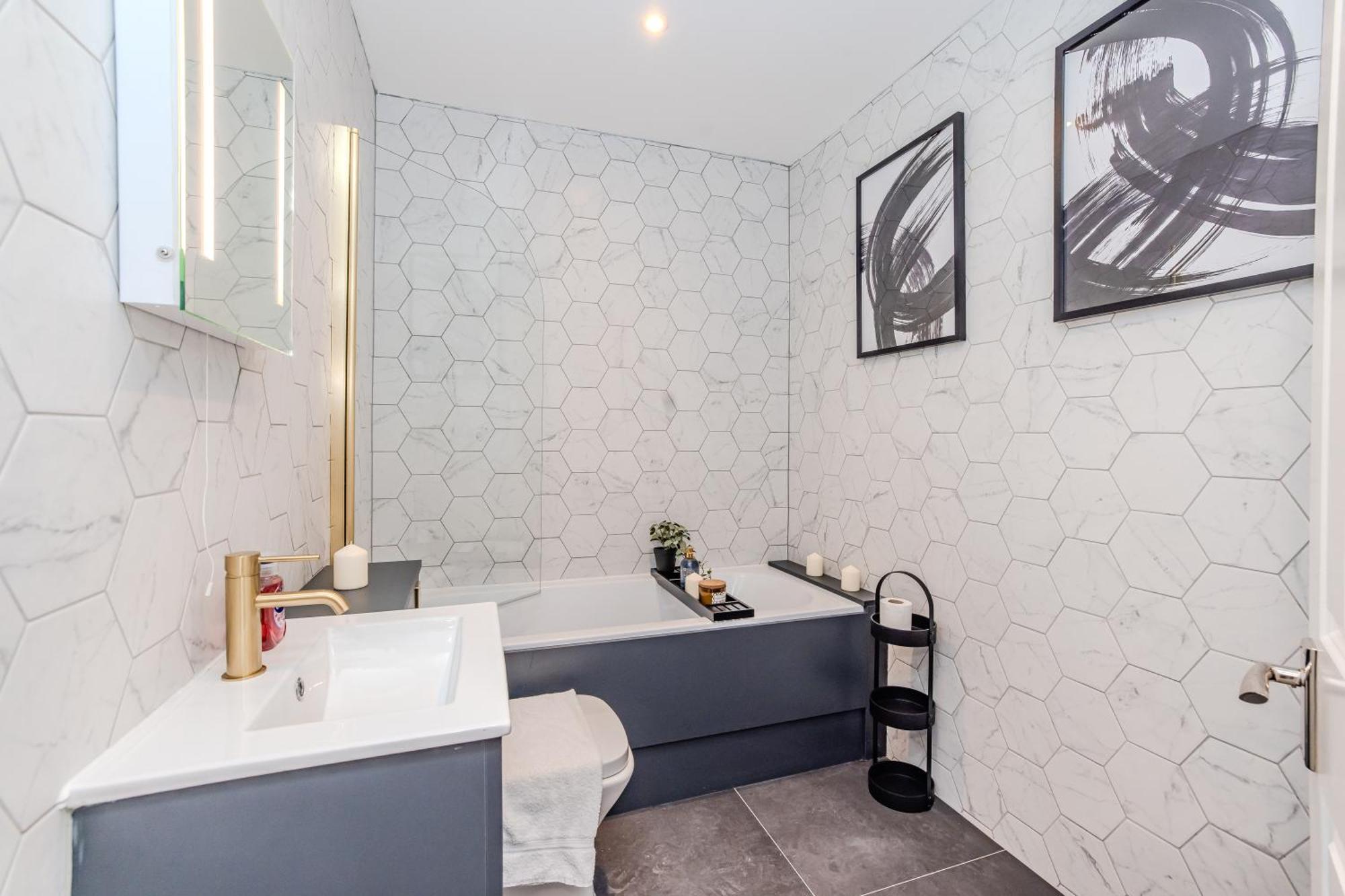 Super Central 2 Bedroom Flat I Next To Shopping Center & Brighton Beach Luaran gambar